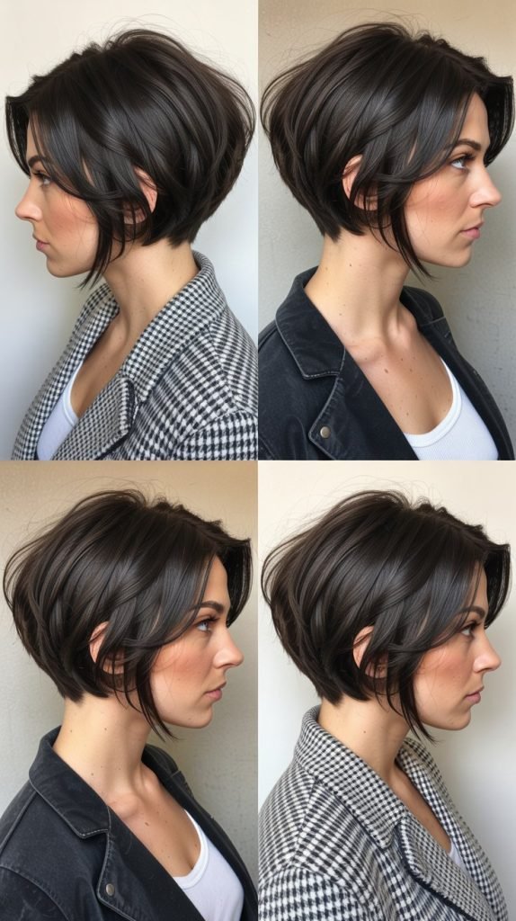 14. Choppy Angled Bob