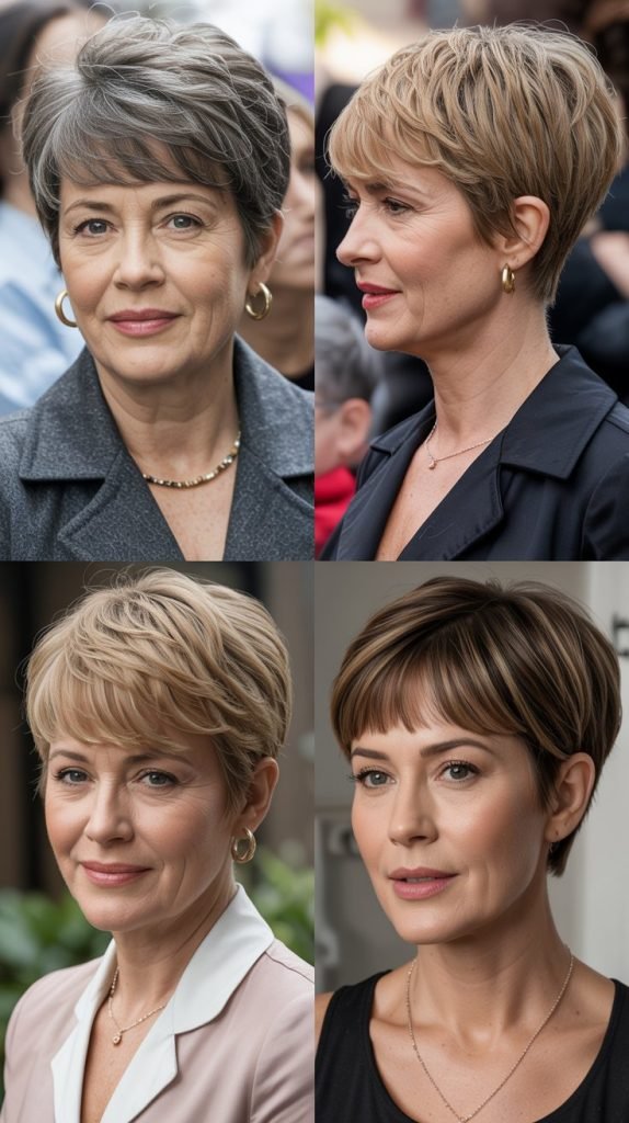  Pixie with Forward-Swept Fringe