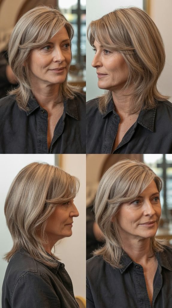 2. Soft Layered Cut with Face-Framing Pieces