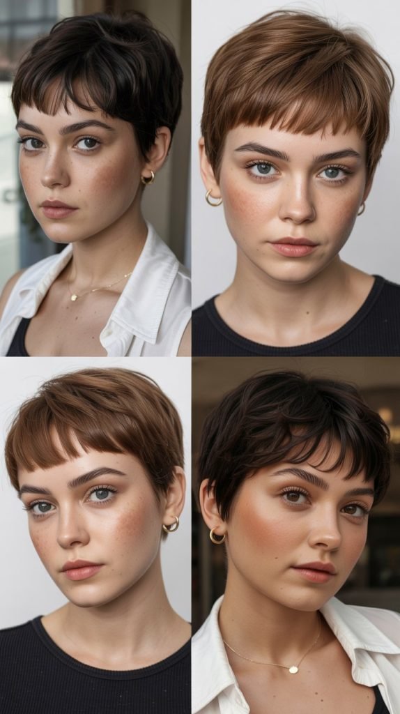 24. Pixie with Baby Bangs