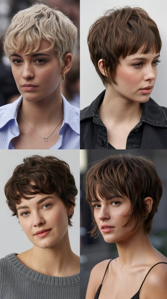 9. Shaggy Pixie With Wispy Bangs