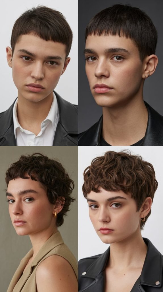 17. Textured Crop With Micro Fringe