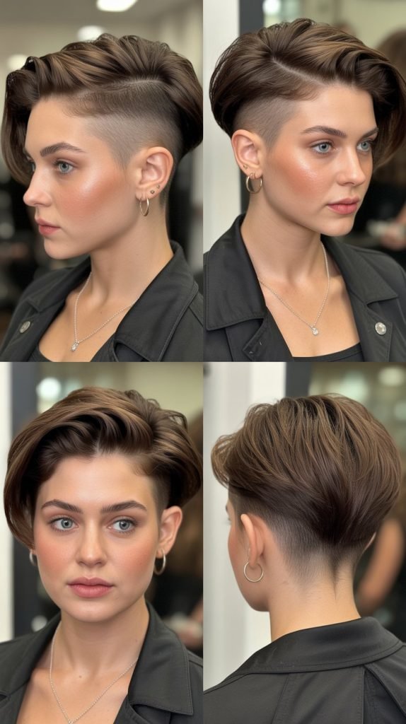 . Undercut Pixie with Long Top