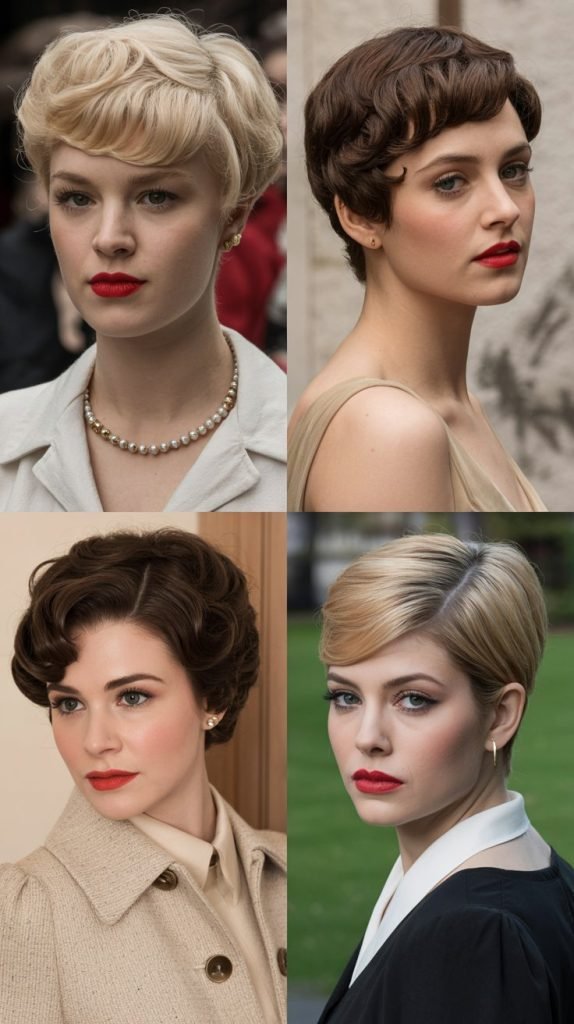 27. Vintage-Inspired Pixie