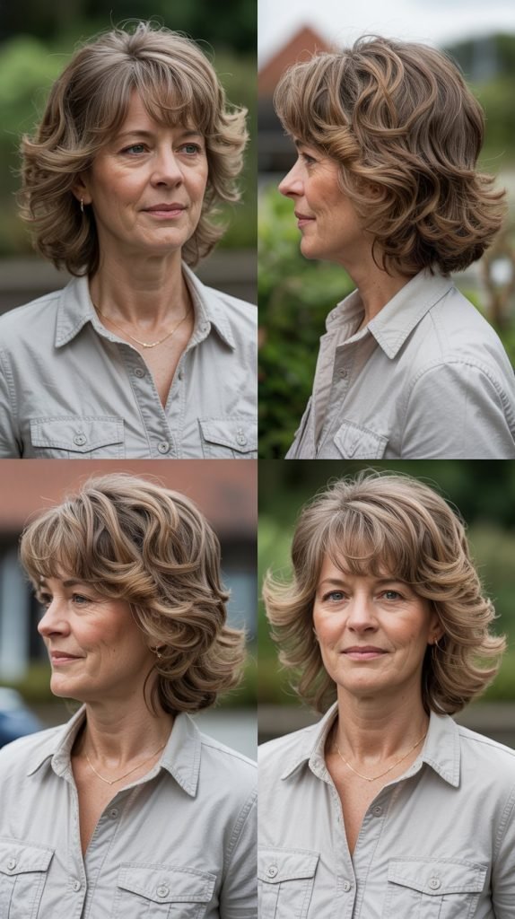The Tousled Shoulder-Length Cut