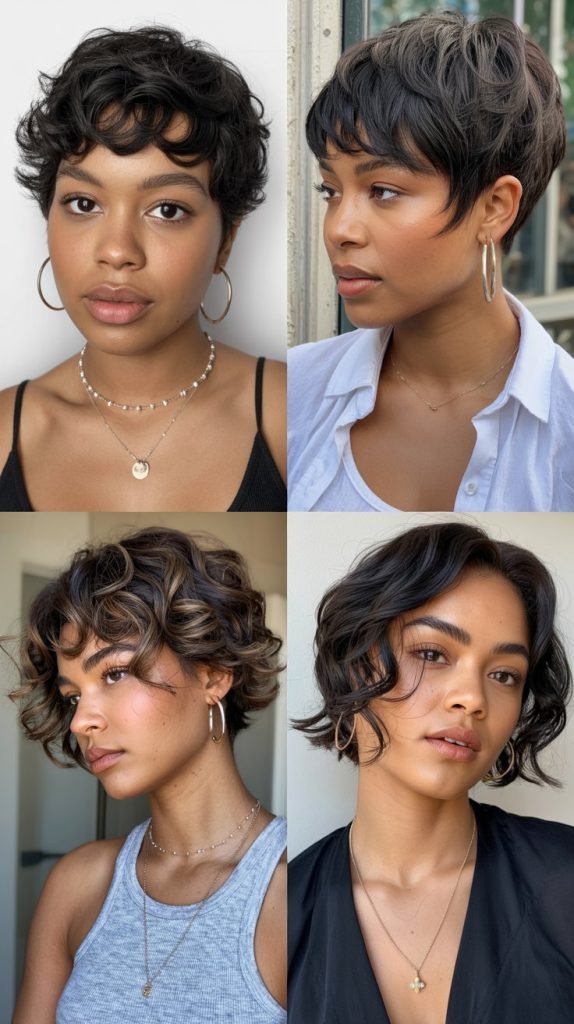 9. Choppy Layered Pixie