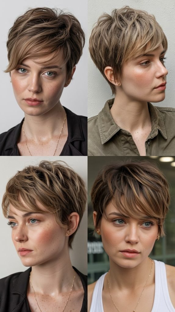 Choppy Layered Pixie