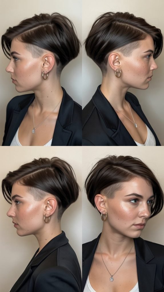 15. Layered Pixie with Undercut