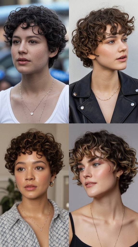 6. Curly Pixie Cut