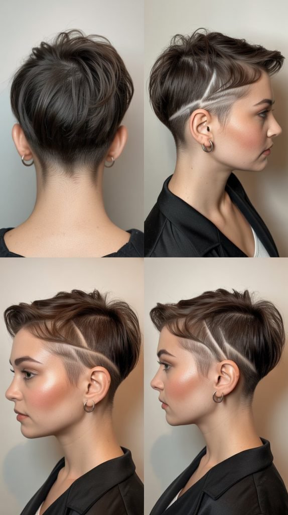  Pixie with Shaved Nape