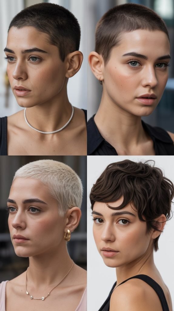 3. Ultra-Short Buzz Cut Pixie