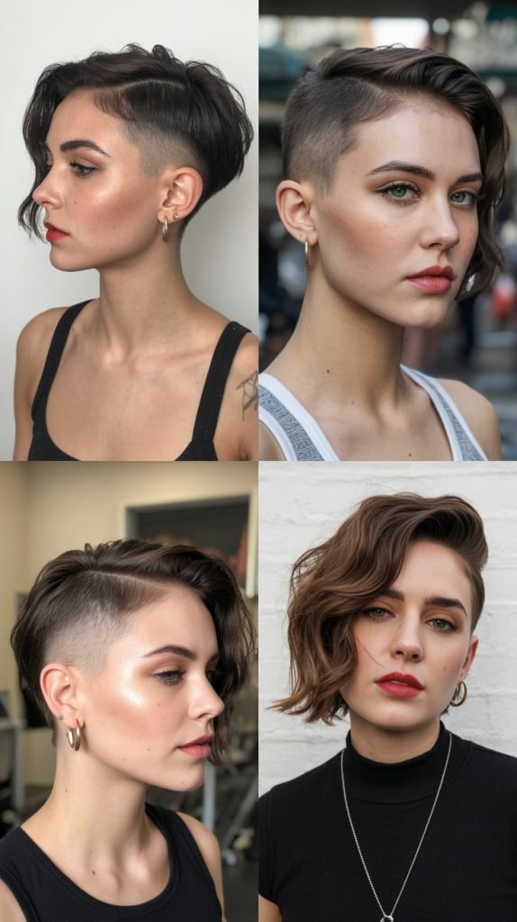 3. Undercut Pixie with Long Top