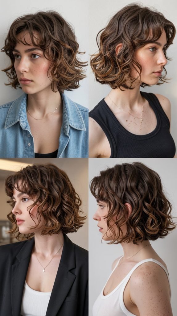 27. Wavy Layered Bob