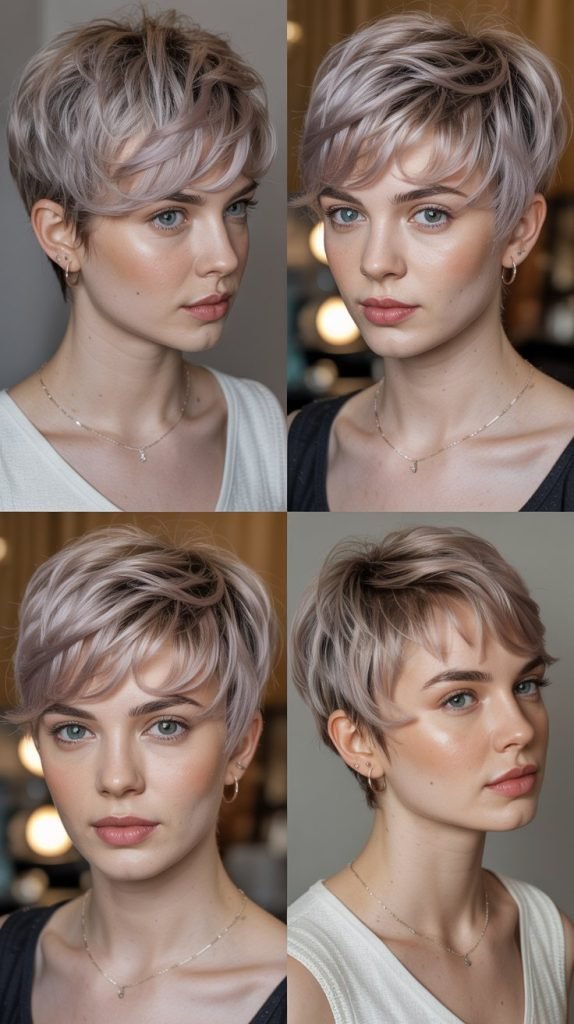 14. Wispy Pixie with Soft Highlights