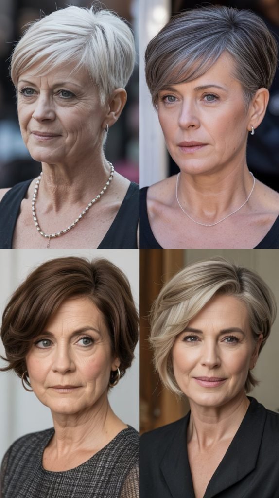 3. Sleek Side-Swept Pixie