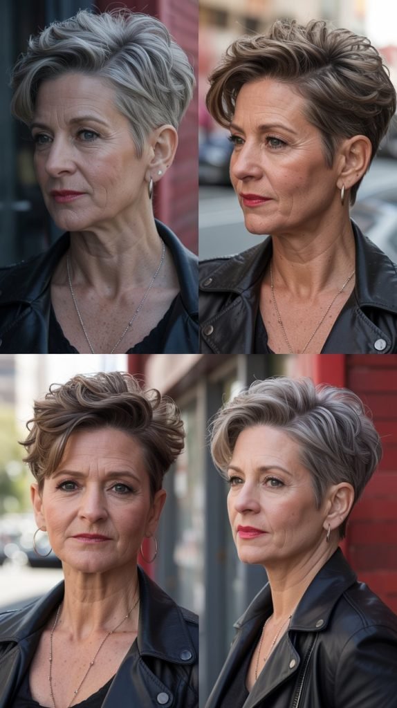 Undercut Pixie with Volume on Top