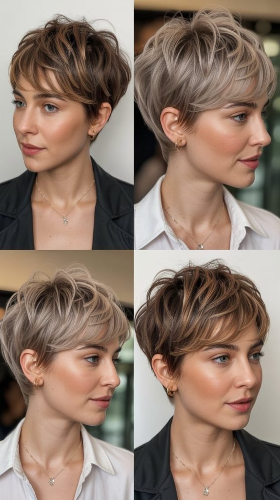 Razored Shaggy Pixie