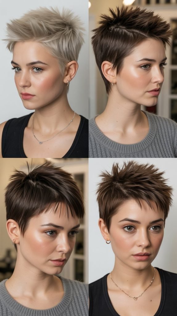 9. Spiky Textured Pixie