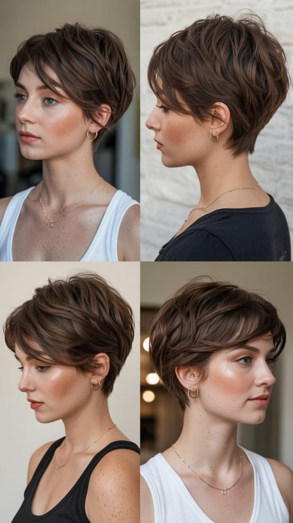 15. Rounded Pixie Cut