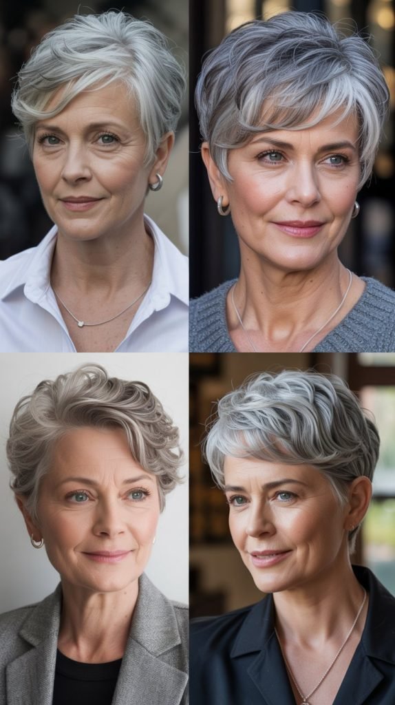 29. Silver-Gray Pixie