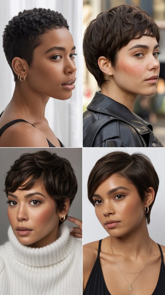 7. Pixie with Tapered Sides and Long Top