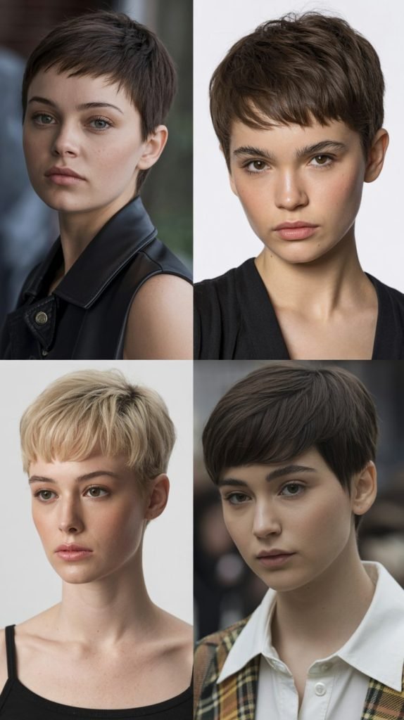 21. Boyish Pixie With Fringe