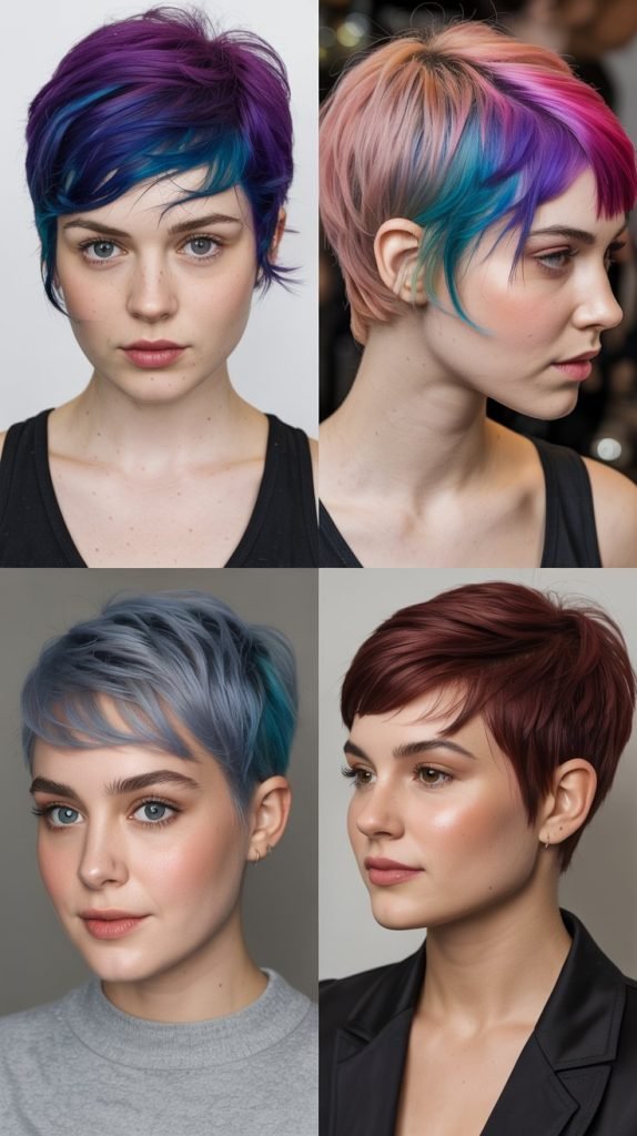 11. Choppy Pixie with Peek-a-Boo Color