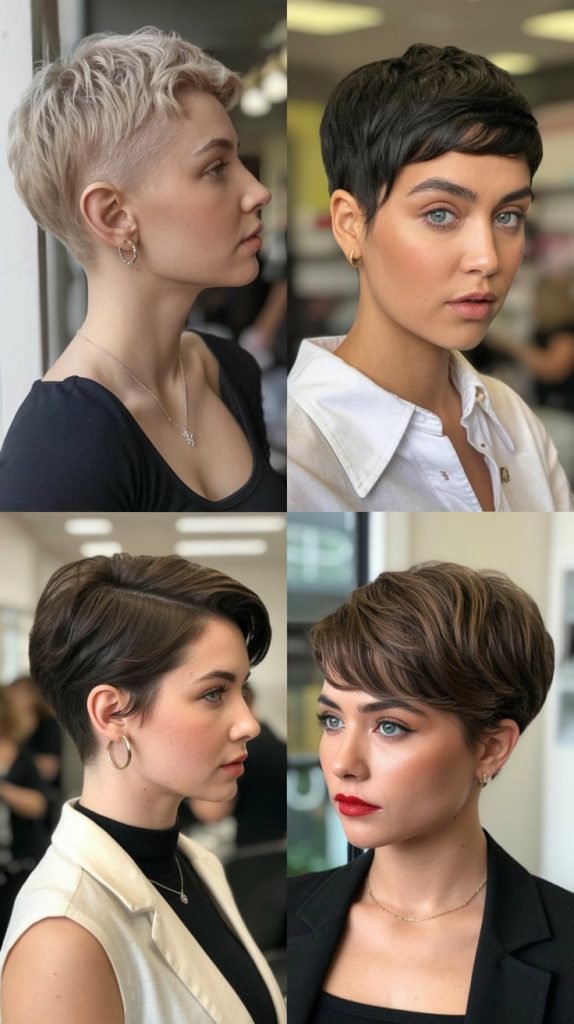 1. Classic Tapered Pixie Cut