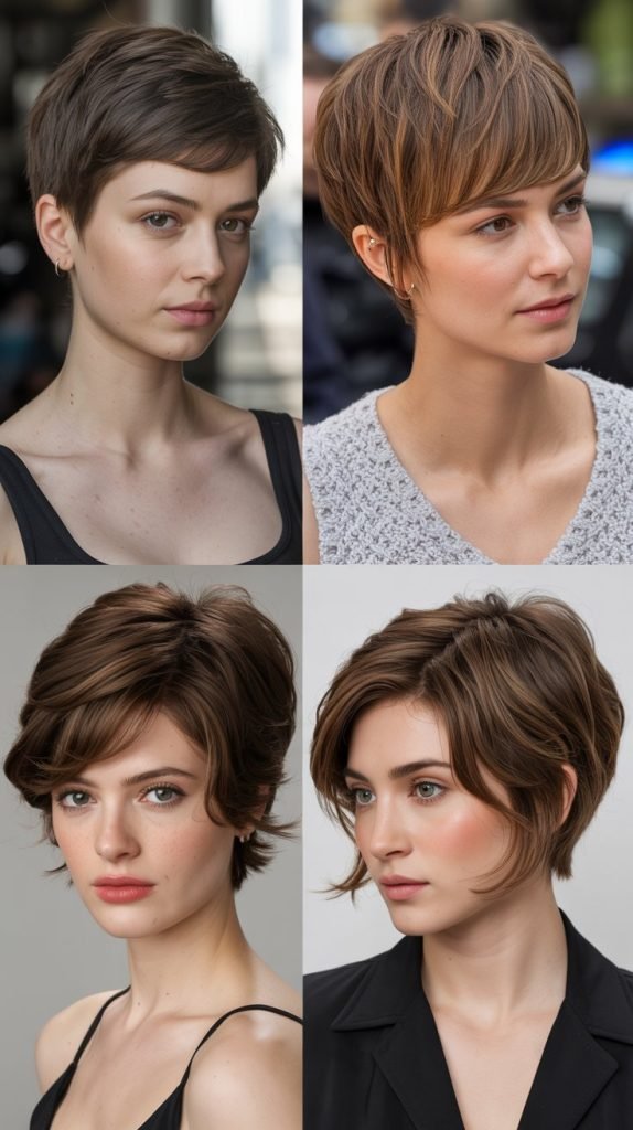 1. Classic Pixie with Feathered Layers