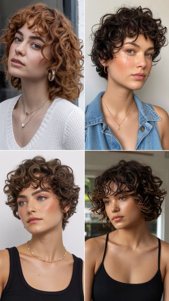Curly Pixie Cut