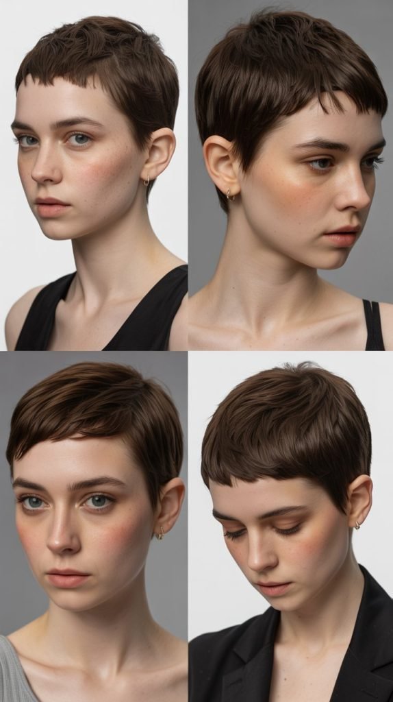  Disconnected Pixie Cut