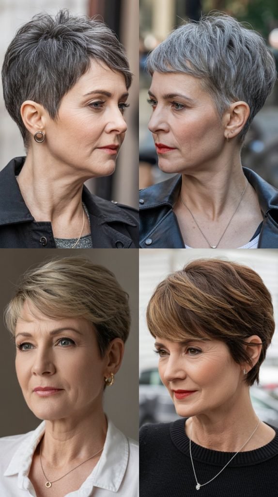  Pixie with Defined Sideburns