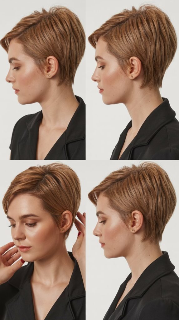  Pixie with Volume Crown