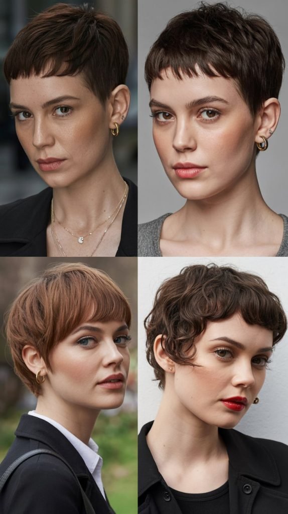 Pixie with Micro Bangs