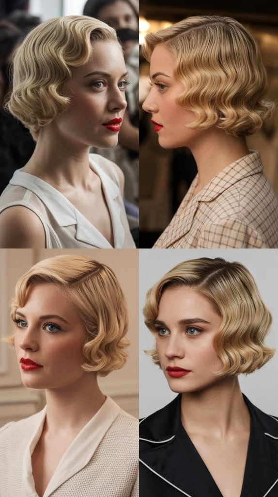 Pixie with Finger Waves