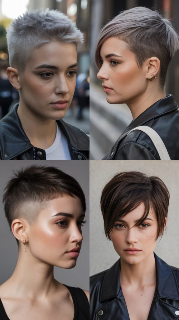 26. Pixie with Shaved Sides