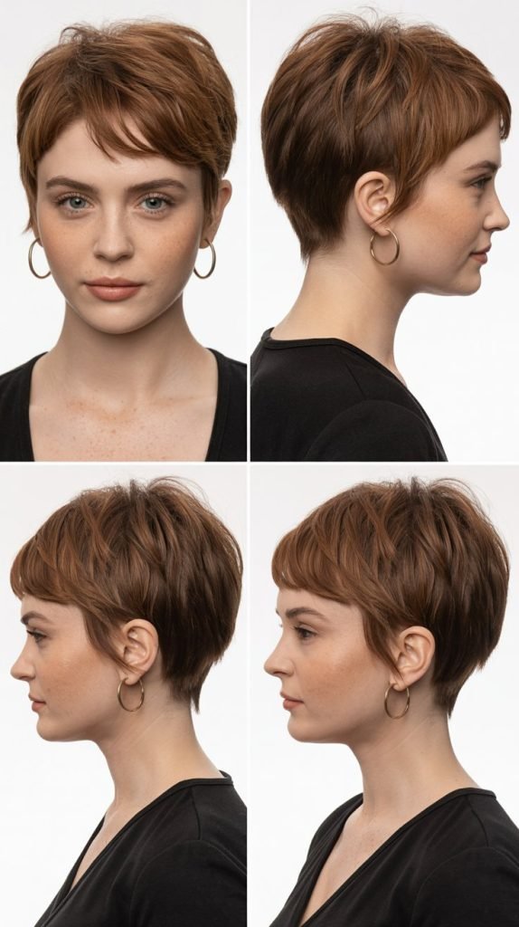 Pixie with Micro Bangs