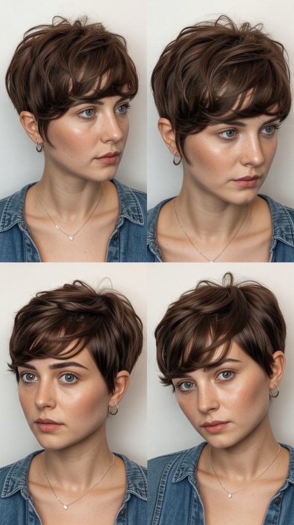 31. Pixie for Thick Hair