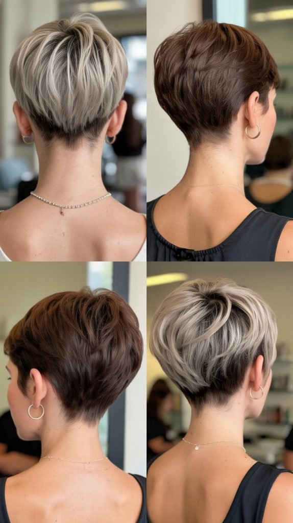 Pixie with Tapered Neckline