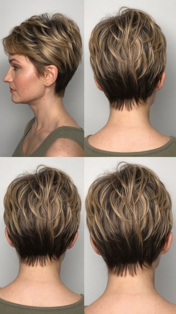  Pixie with Crown Layers