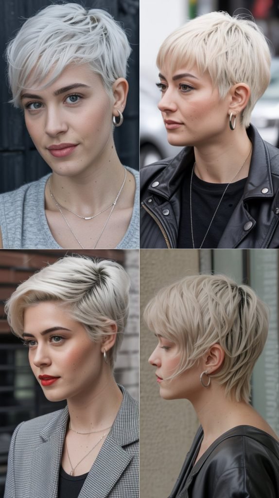 21. Platinum Blonde Pixie