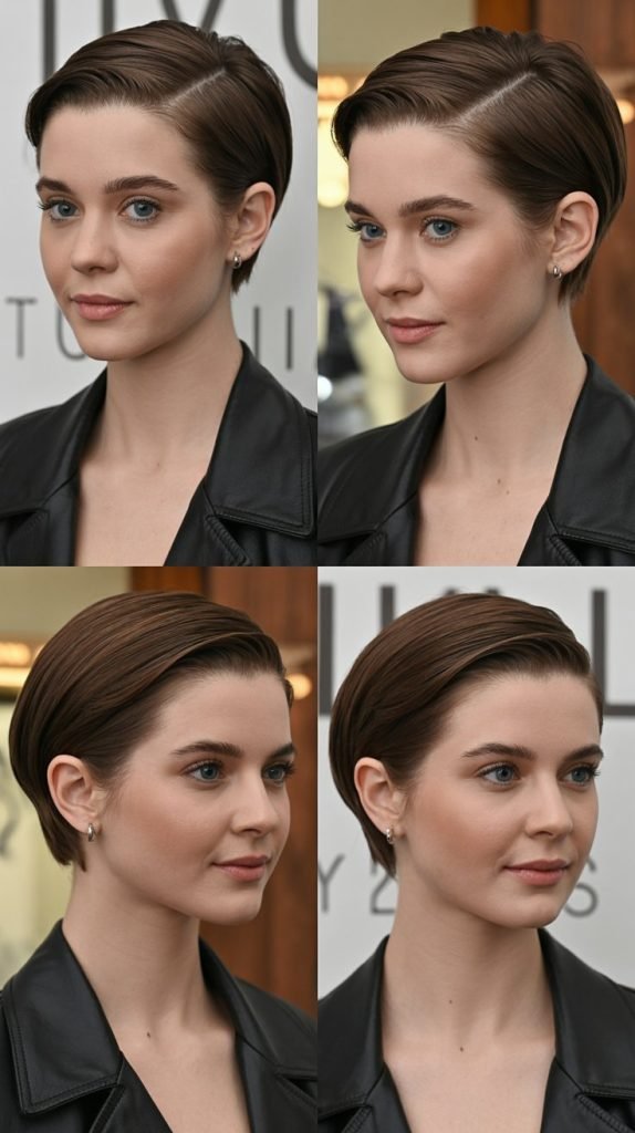 11. Slicked-Back Pixie