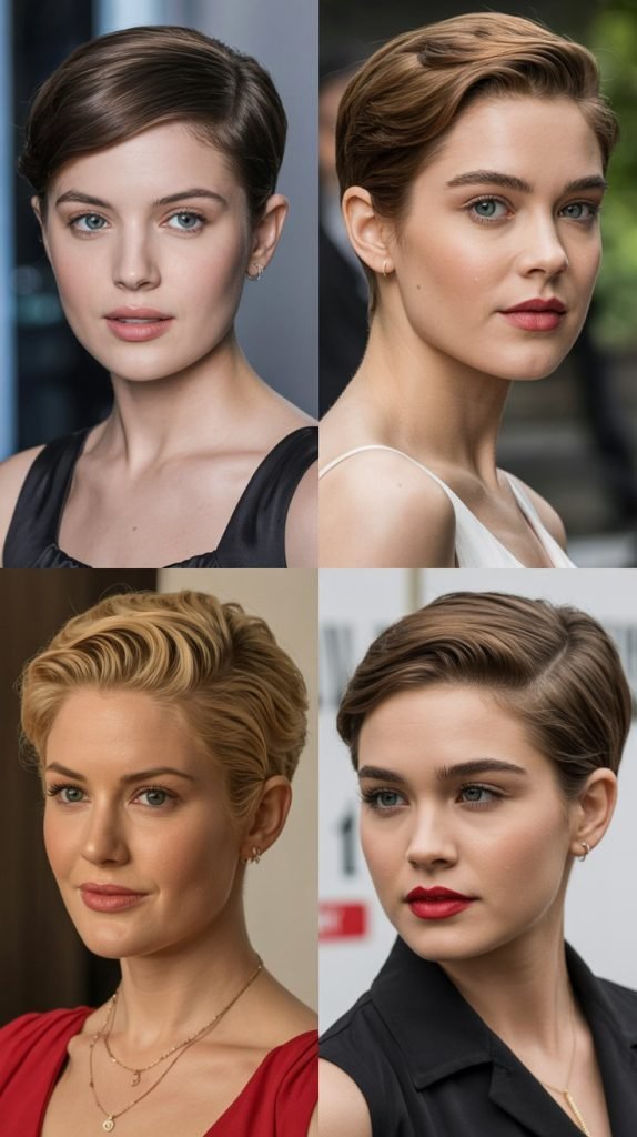 19. Slicked-Back Pixie