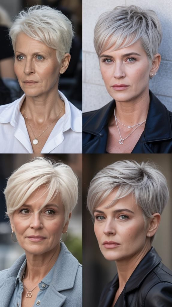 9. Platinum Blonde Pixie