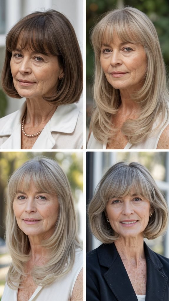 16. Classic Bob with Wispy Bangs