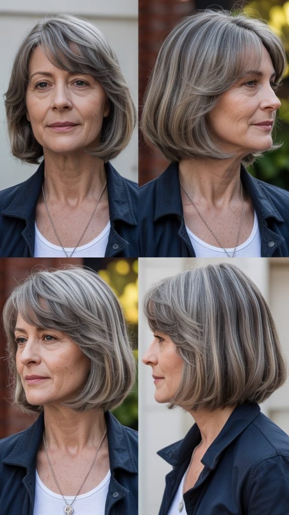 14. Jaw-Length Bob with Face-Framing Layers