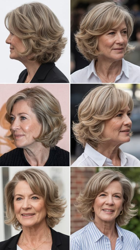 27 Fresh Hairstyles for 60-Year-Old Women with Fine Hair