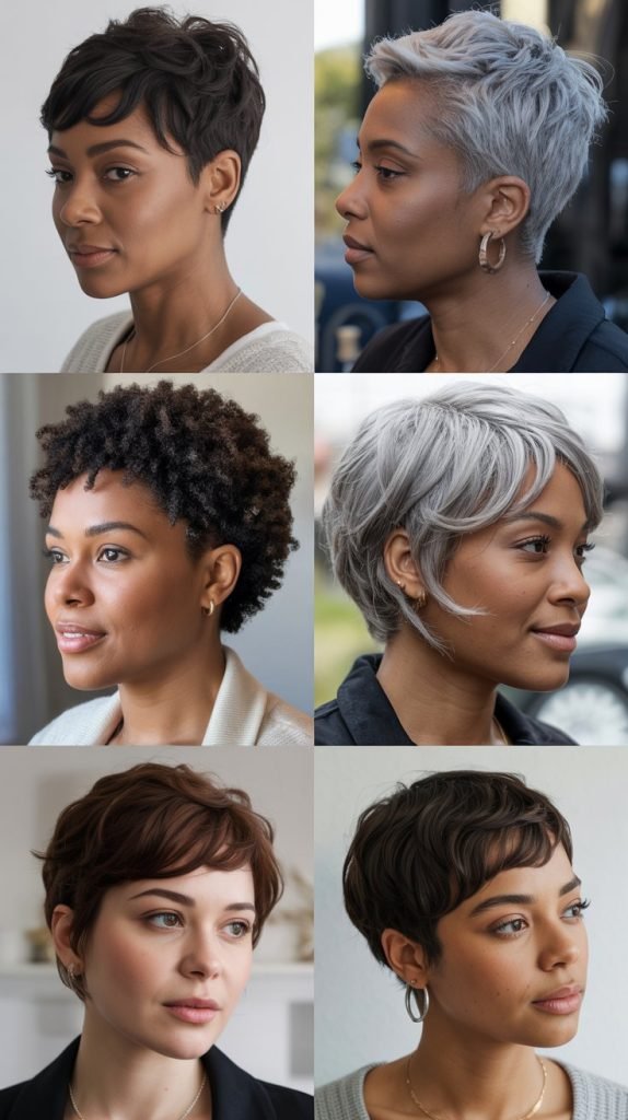 32. Pixie with Natural Gray Blend