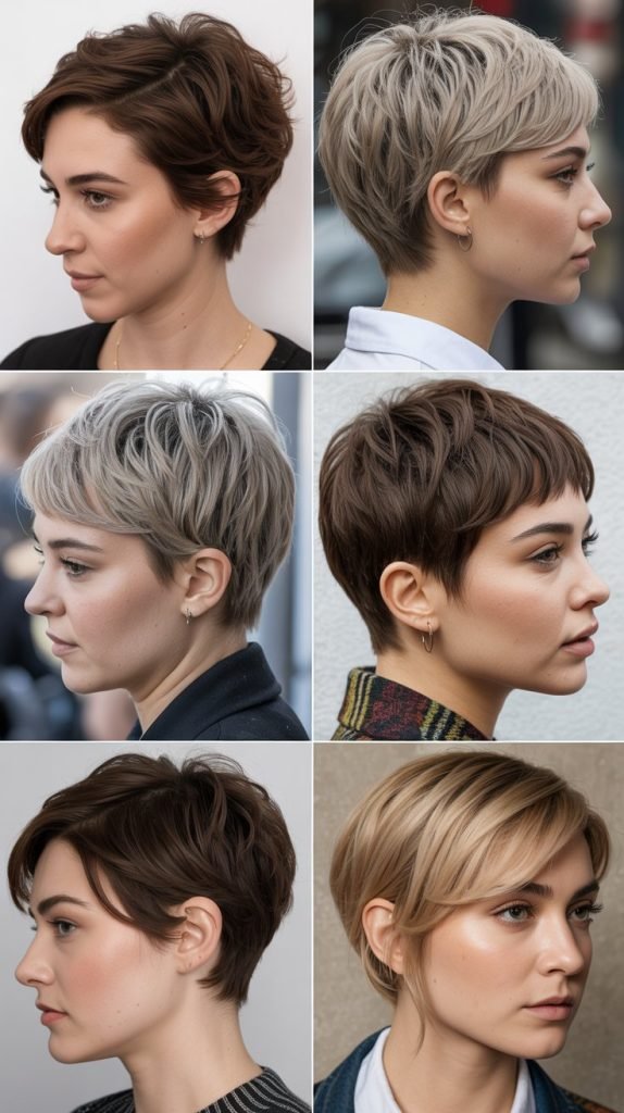 18. Choppy Pixie with Tapered Sides