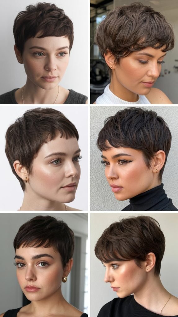 24. Choppy Pixie with Face-Framing Layers